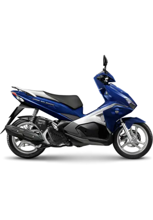 Sleek Blue Motorcycle Design