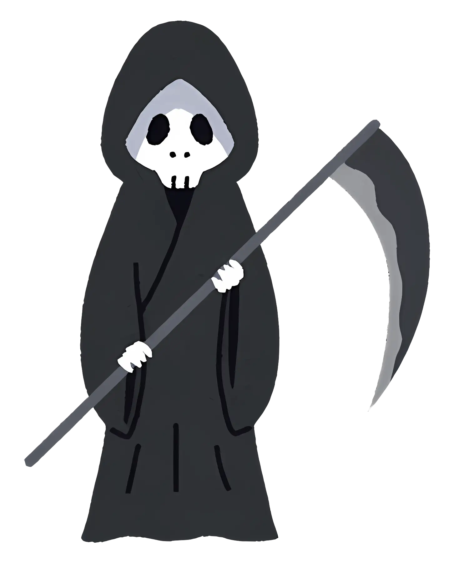 Grim Reaper Holding a Scythe