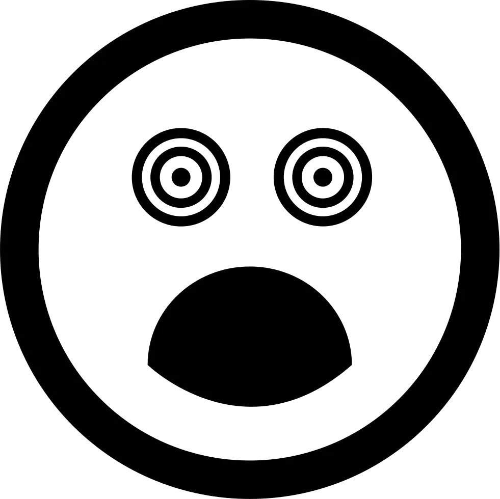 Hypnotized Face Icon