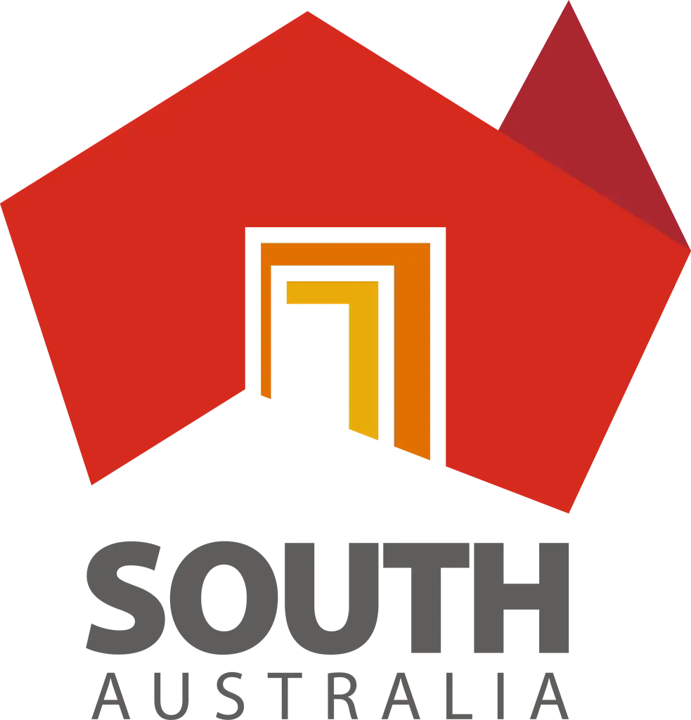 Red and Orange South Australia Logo