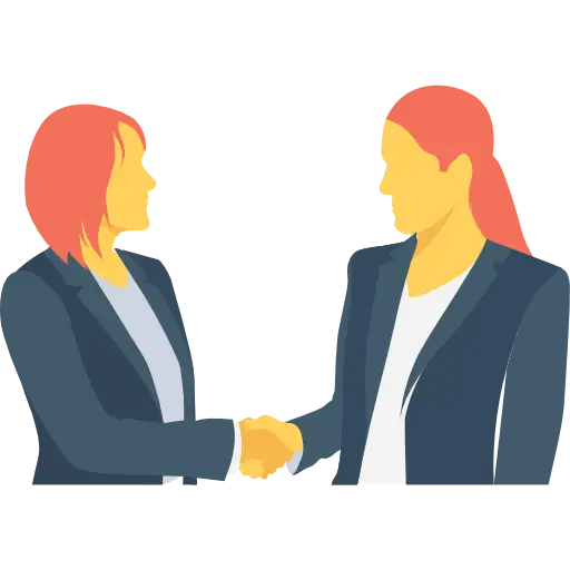 Business Handshake Illustration