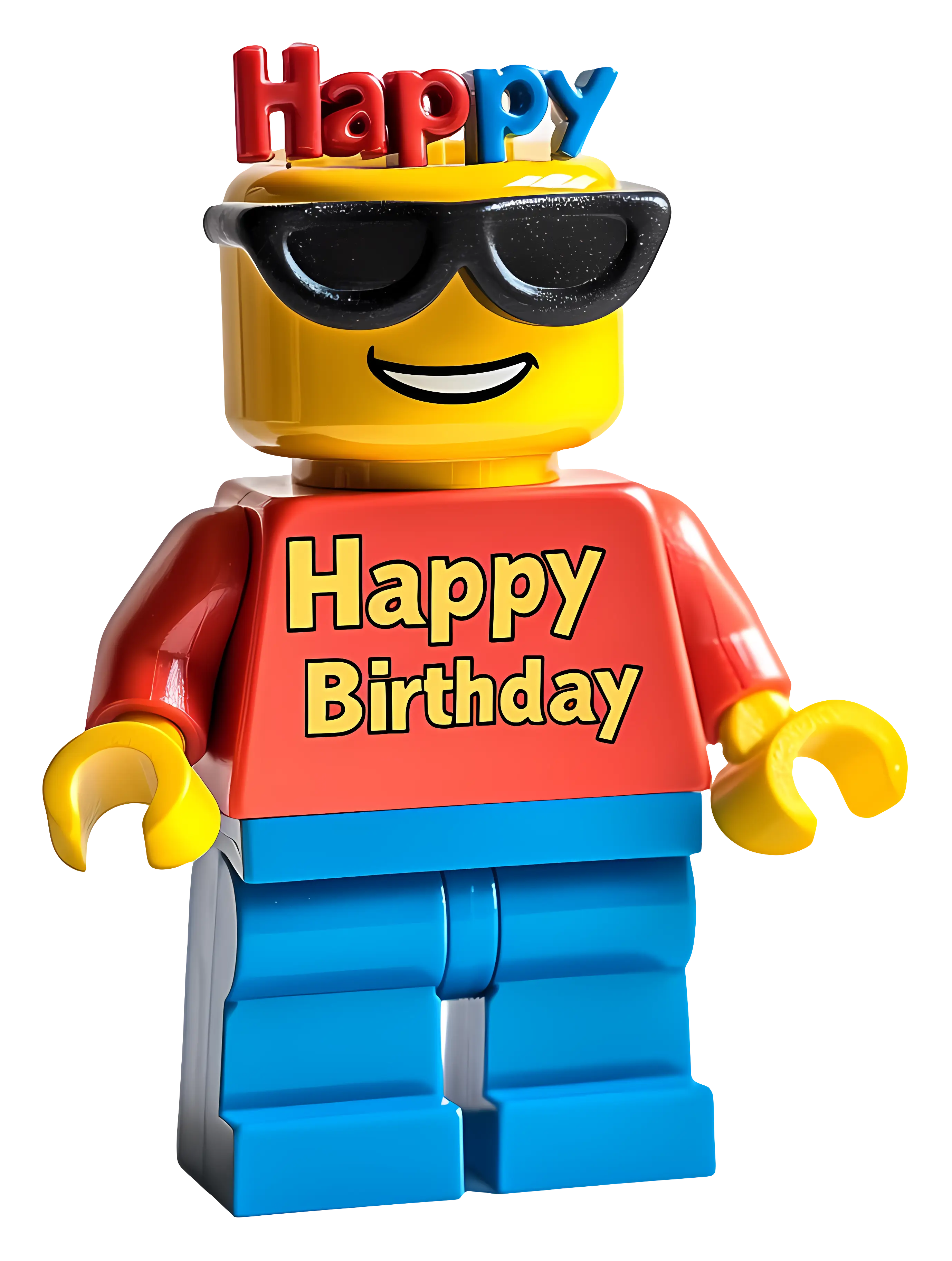 Colorful Lego-Themed Birthday Toy