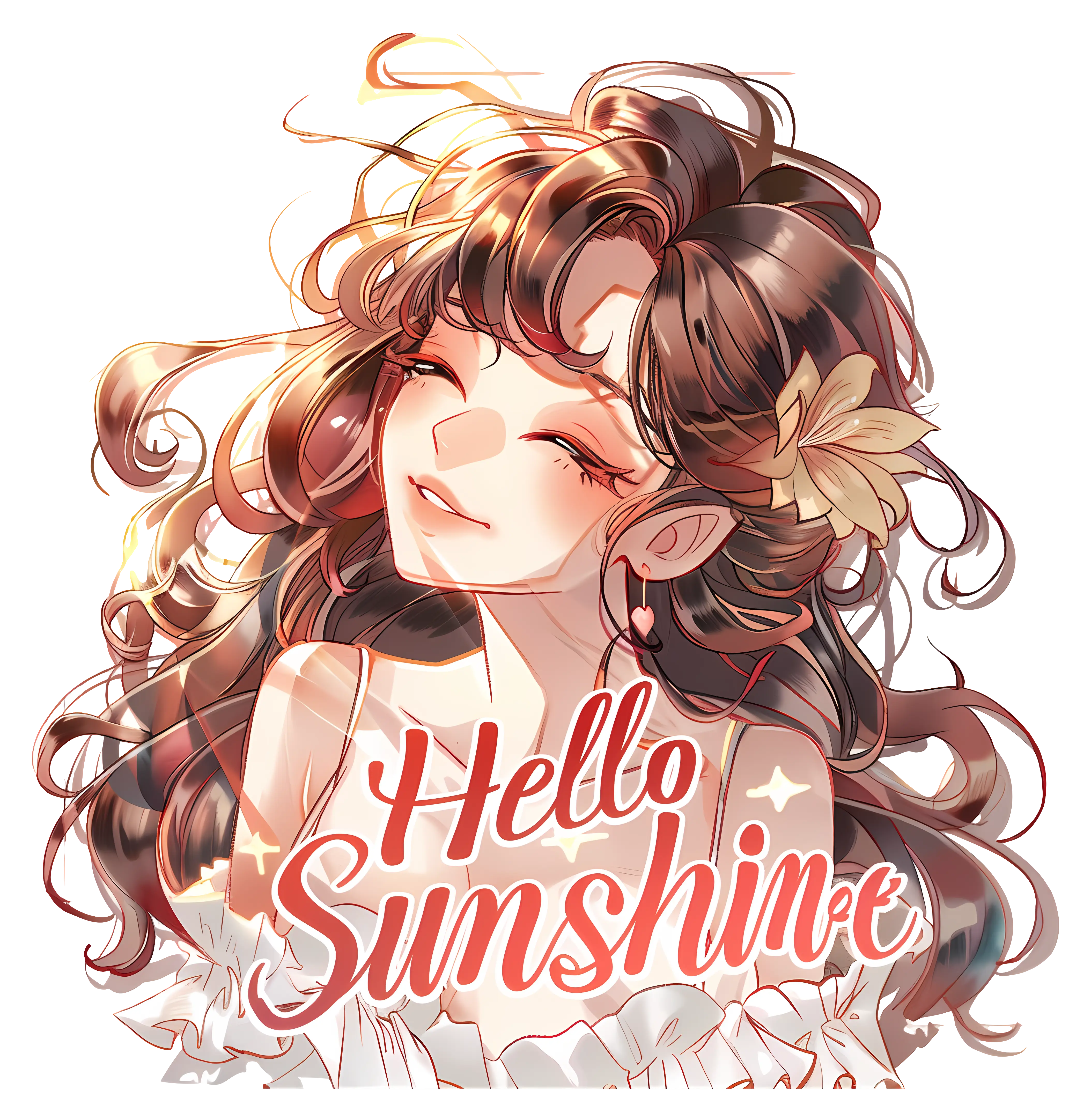 Hello Sunshine Anime Girl
