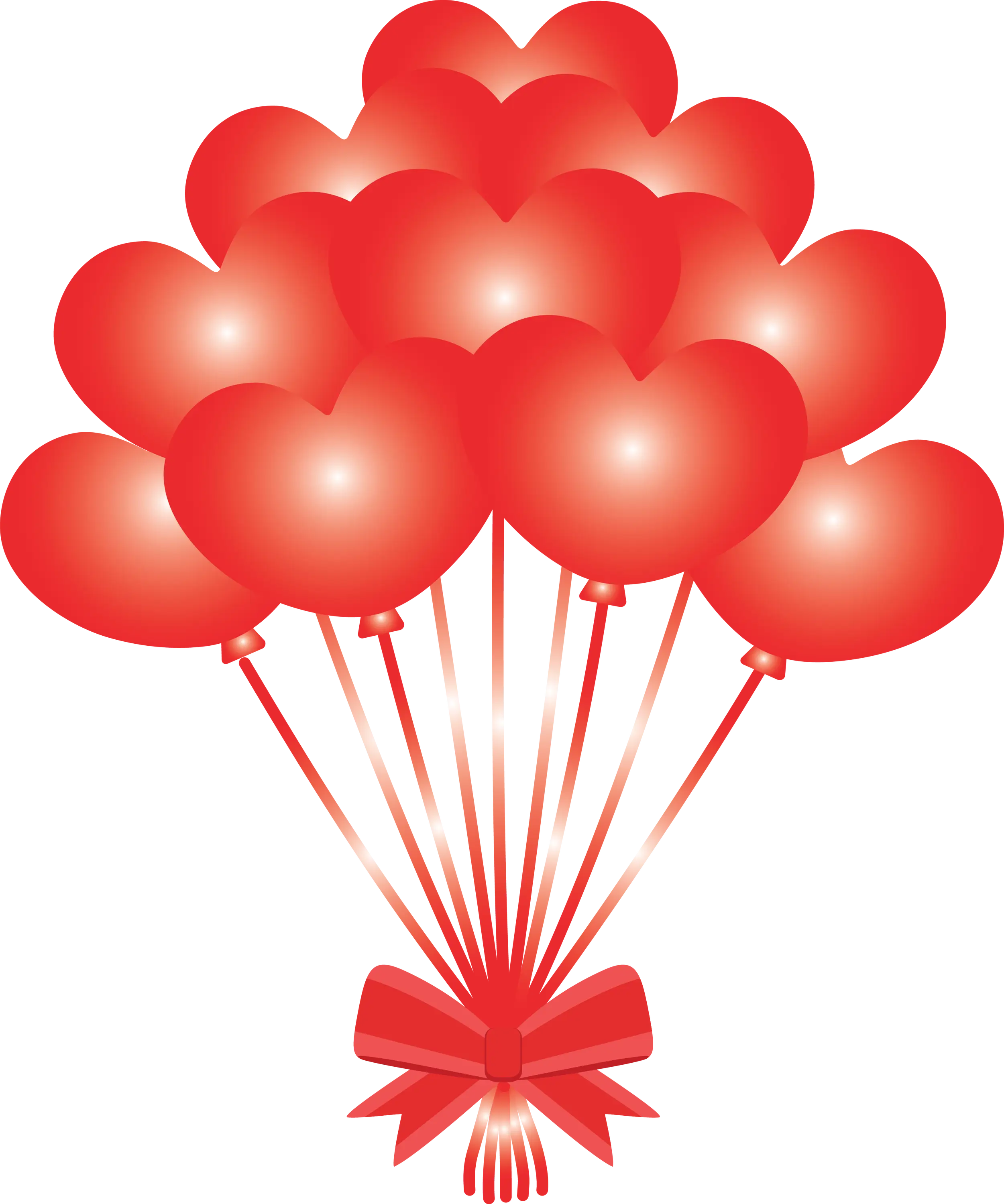 Red Heart Balloons for Romantic Occasions