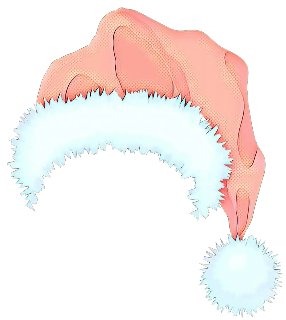 Cartoon Santa Hat Illustration