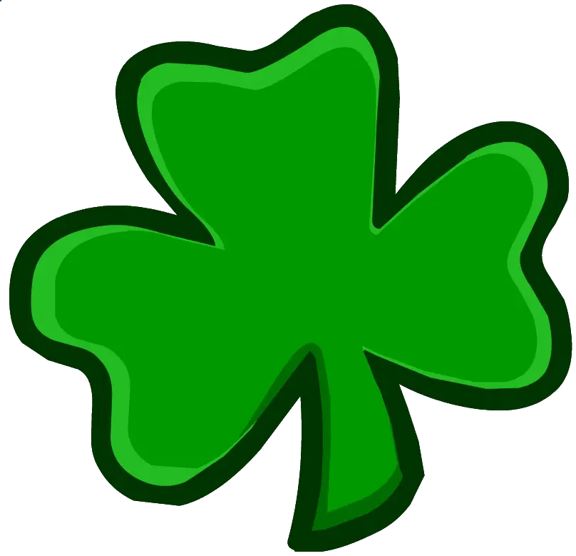 Green Clover Icon for St. Patrick&#039;s Day