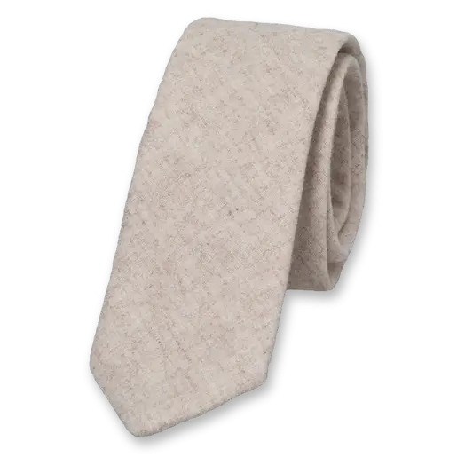Beige Necktie for Formal Attire