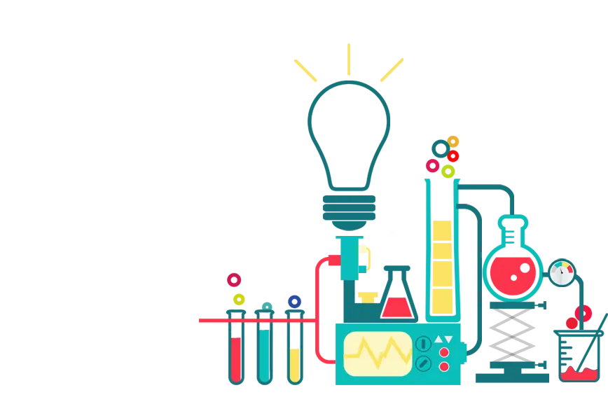 Science Lab Equipment Illustration for Education
