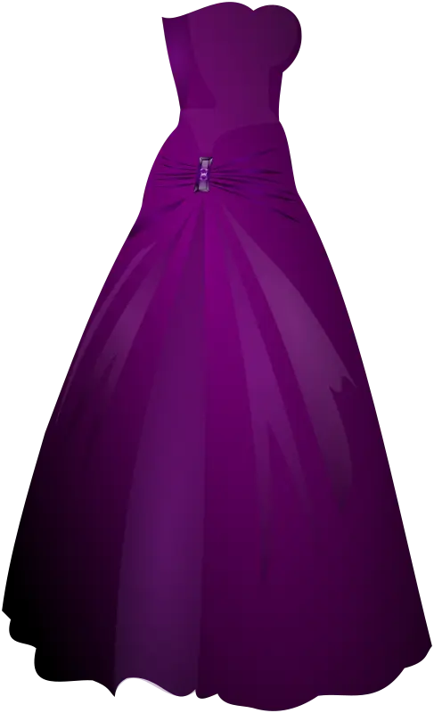 Elegant Purple Evening Gown