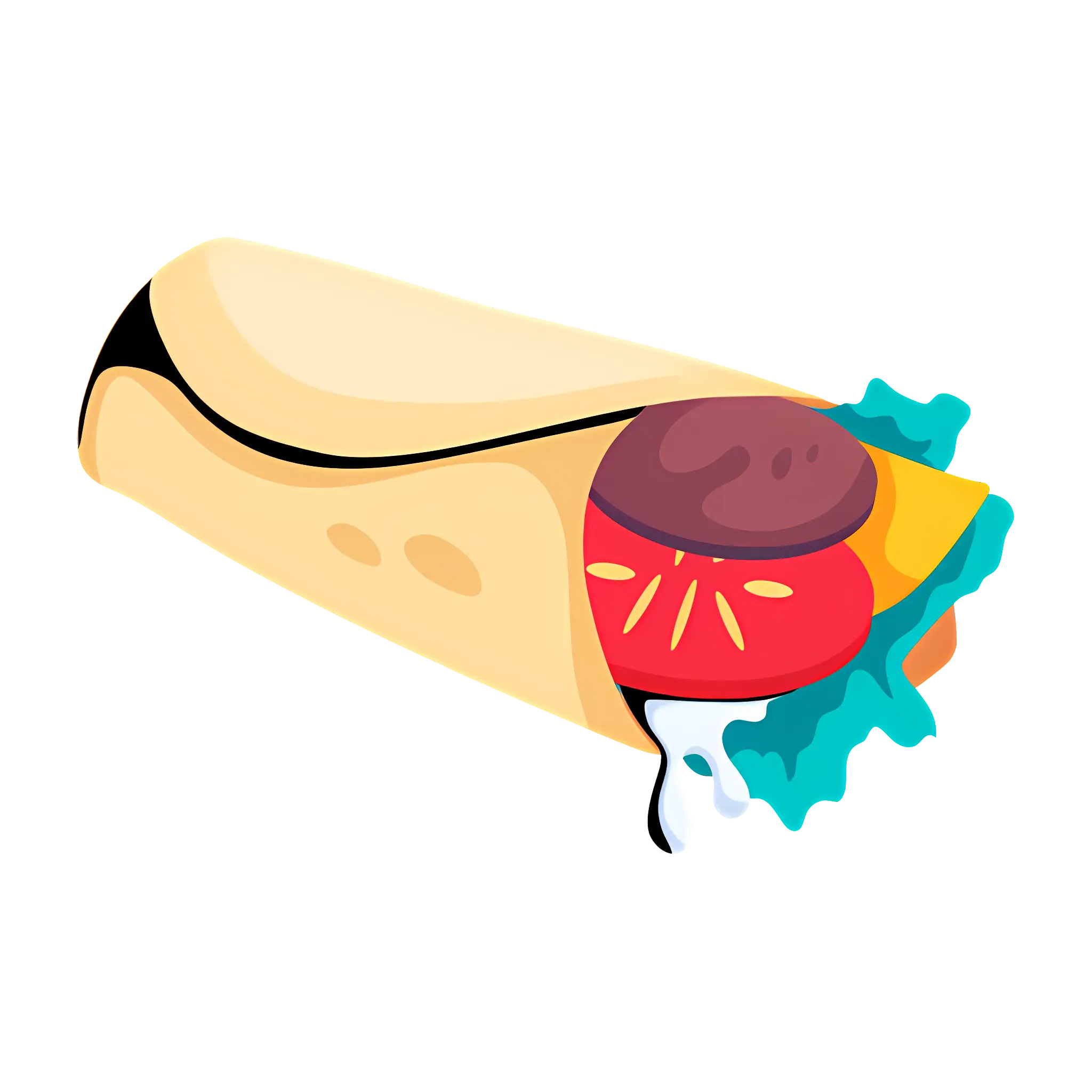 Delicious Burrito Wrap