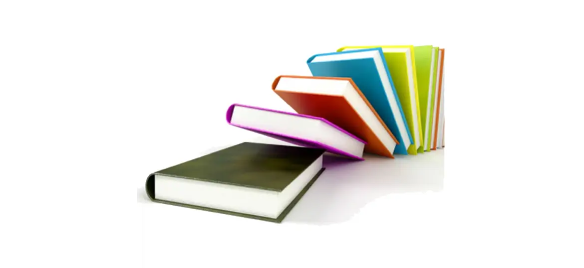 Stack of Colorful Books for Learning and Fun