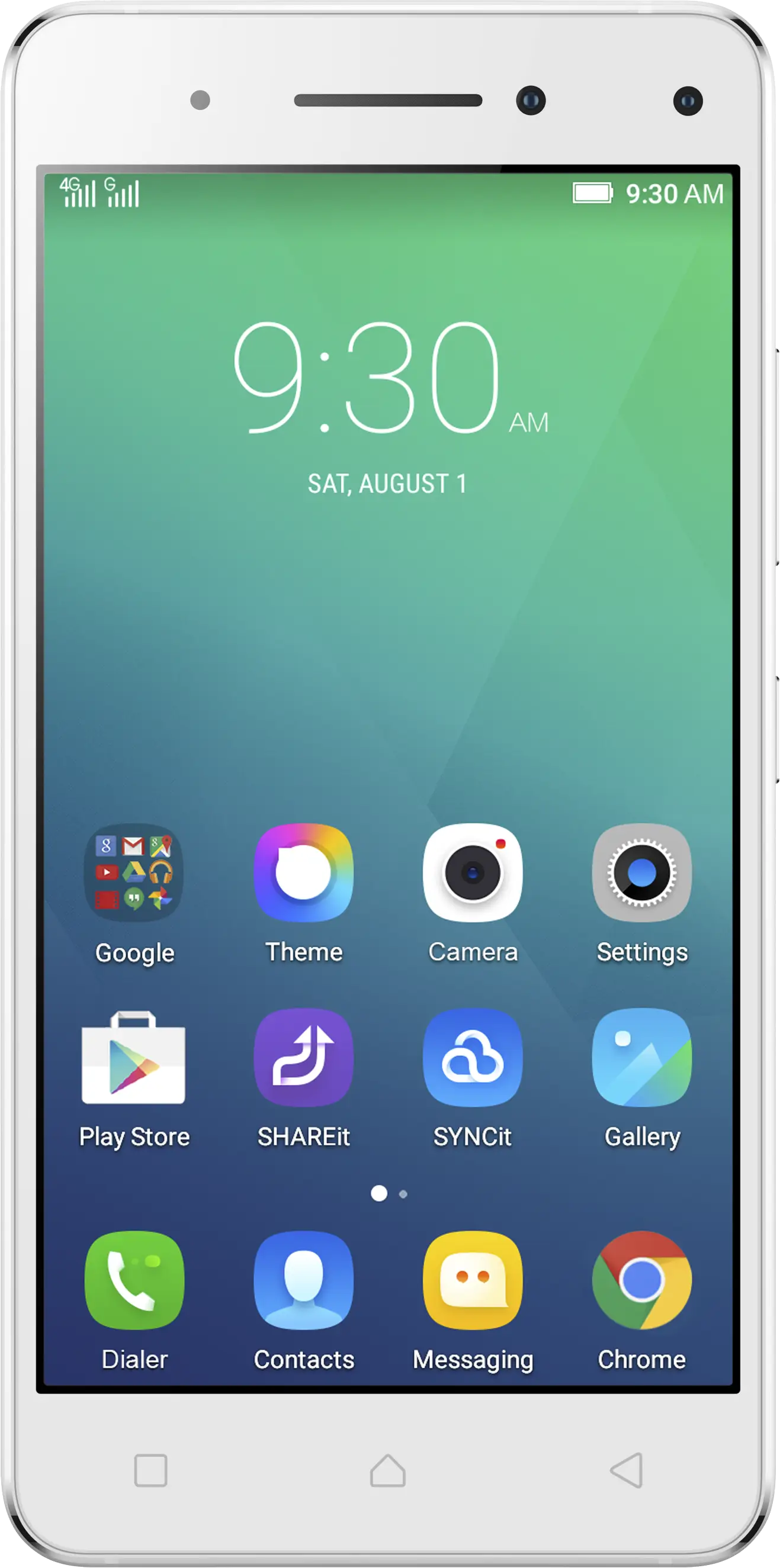 Modern Smartphone Displaying App Interface
