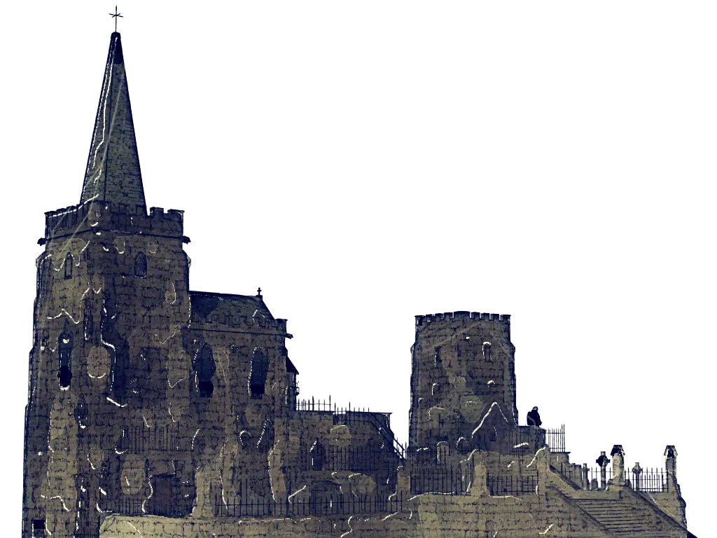 Medieval Castle Silhouette