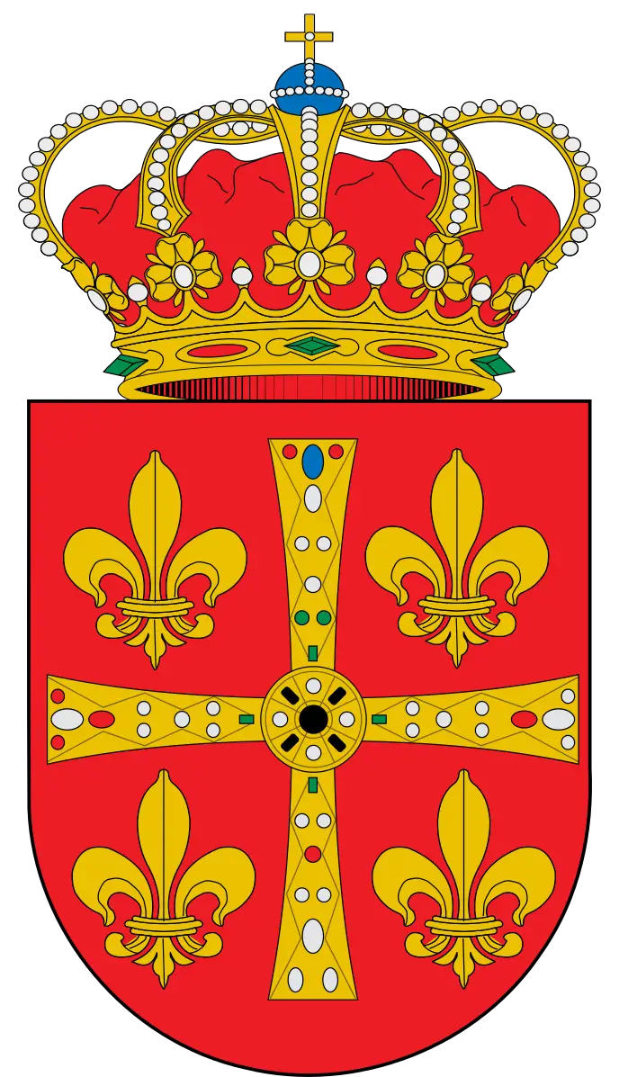 Royal Coat of Arms with Crown and Fleur-de-lis
