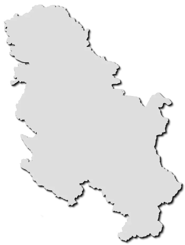 Map of Serbia