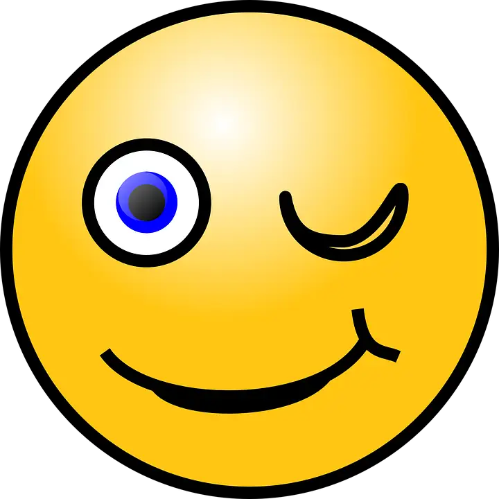 Playful Winking Emoji Face