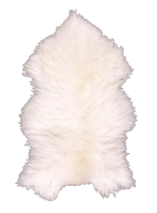 White Fluffy Rug for Home Decor