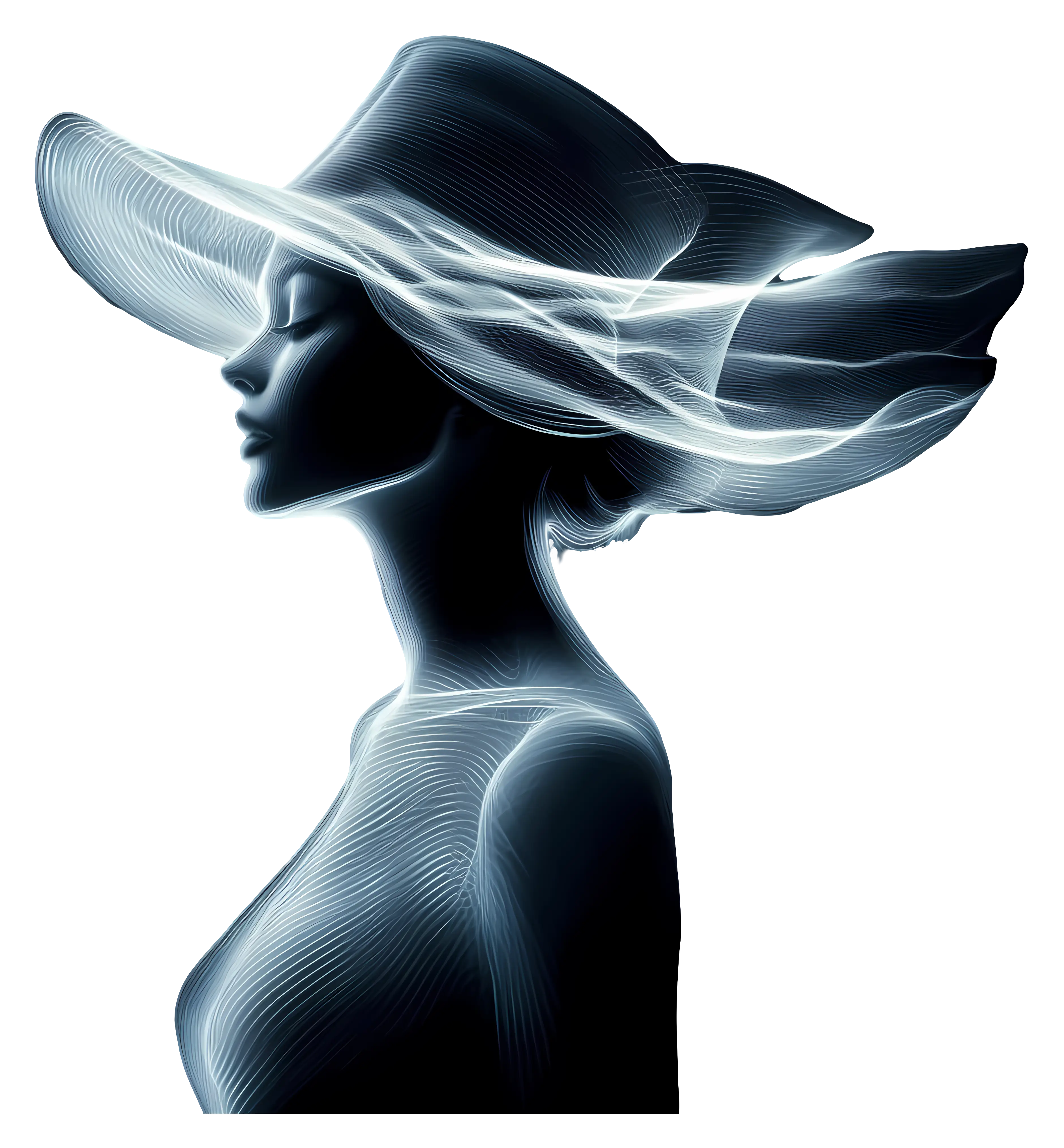 Elegant Woman Silhouette
