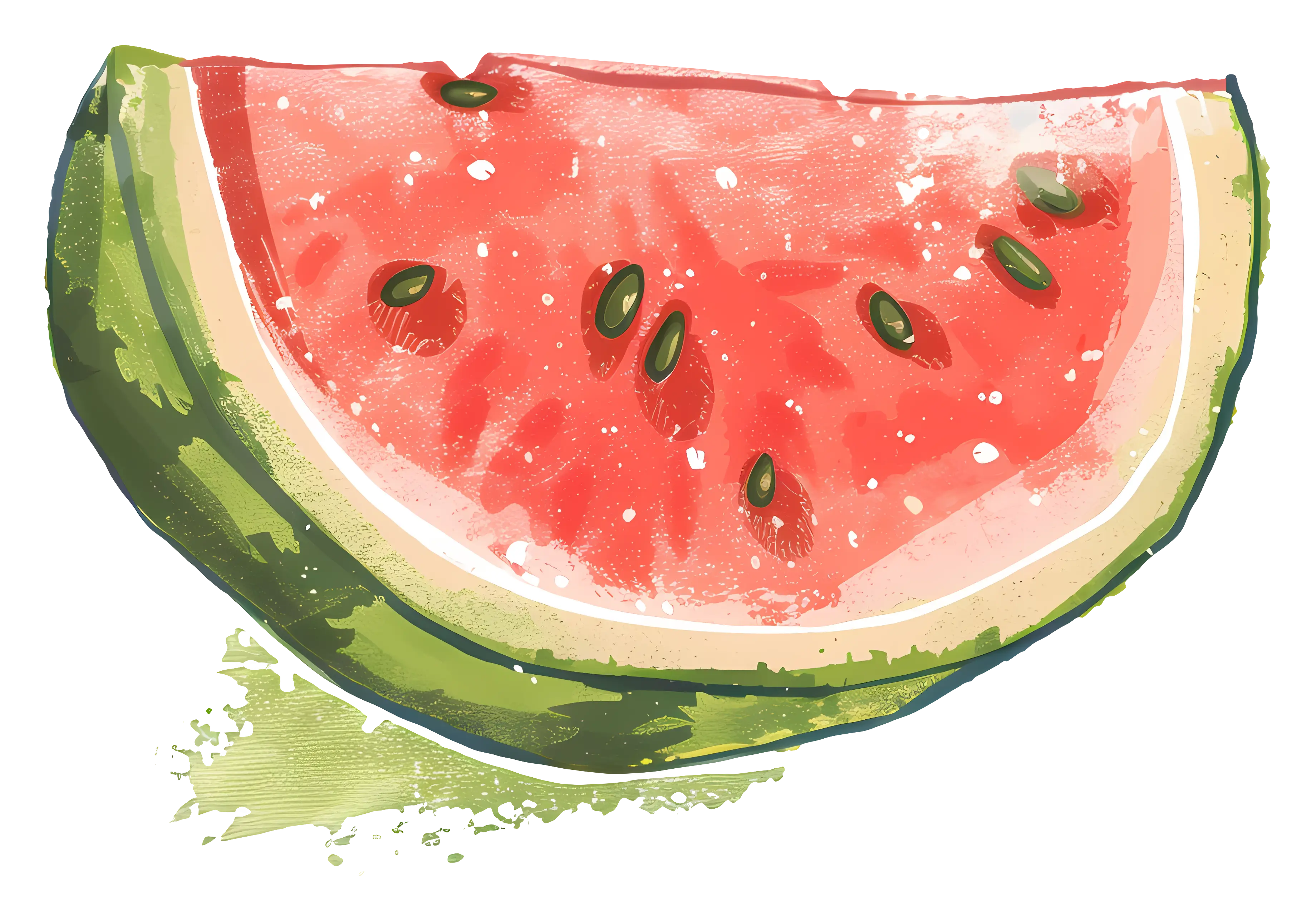Watermelon Slice Illustration