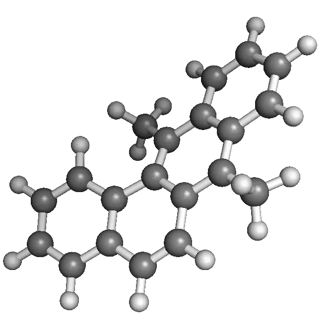 Illustration of a Chemical Molecule Structure