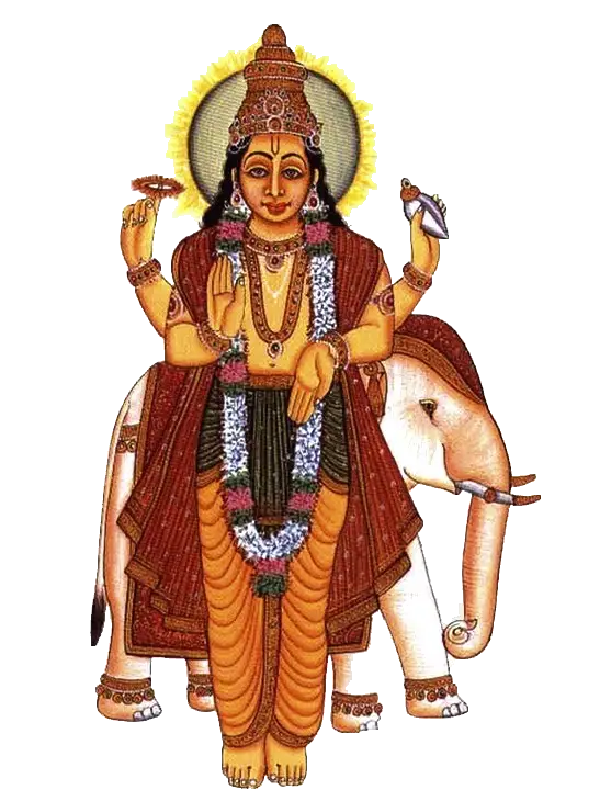 Hindu Deity with Elephant