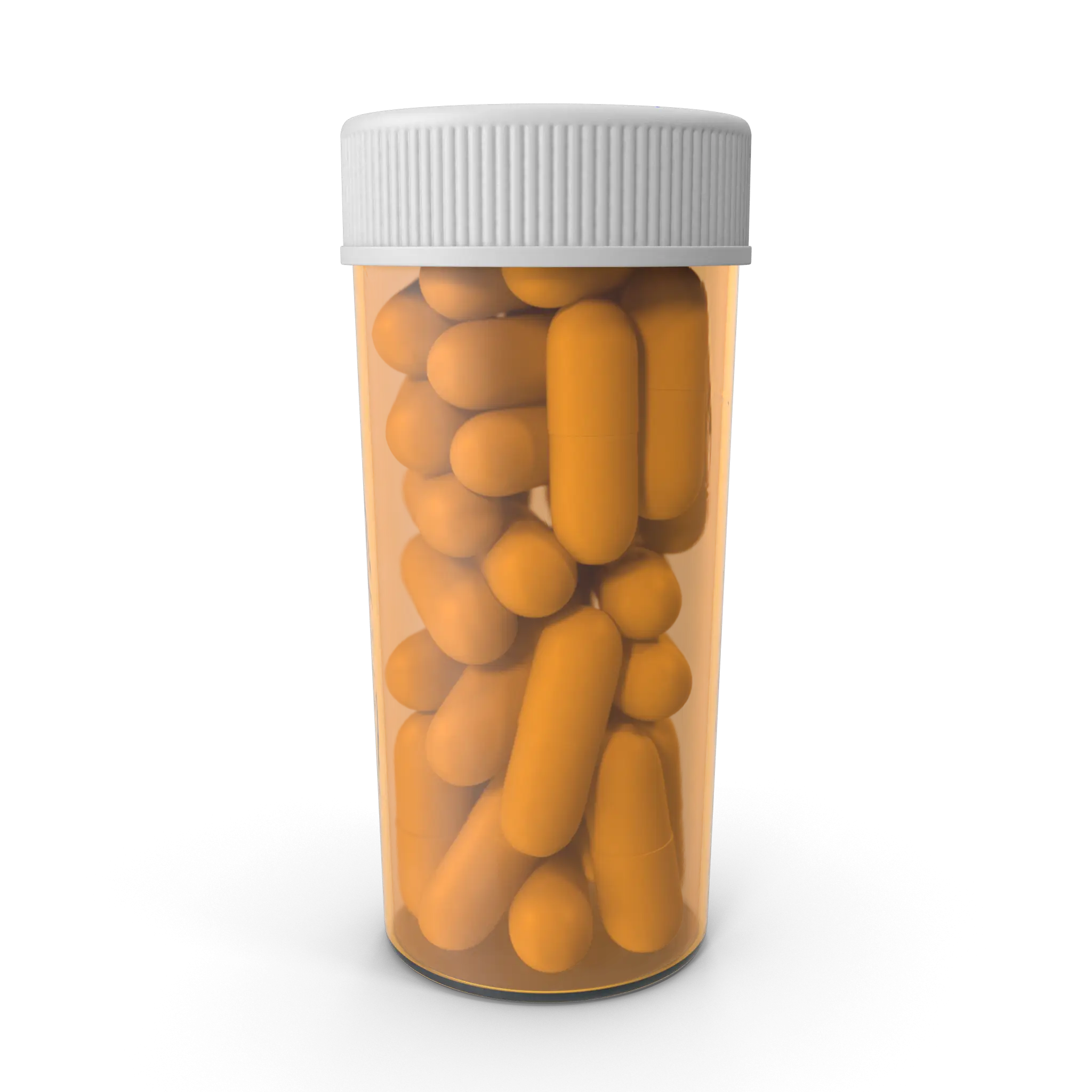 Pill Bottle with Capsules
