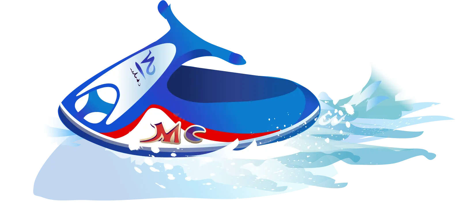 Blue and White Jet Ski on Water