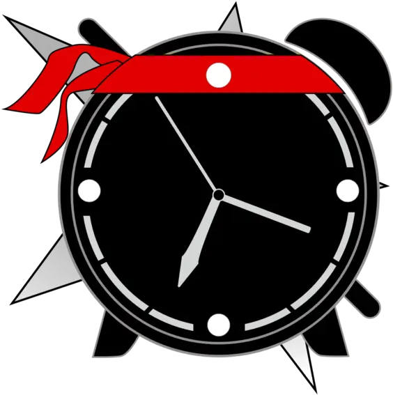 Clock with Red Band