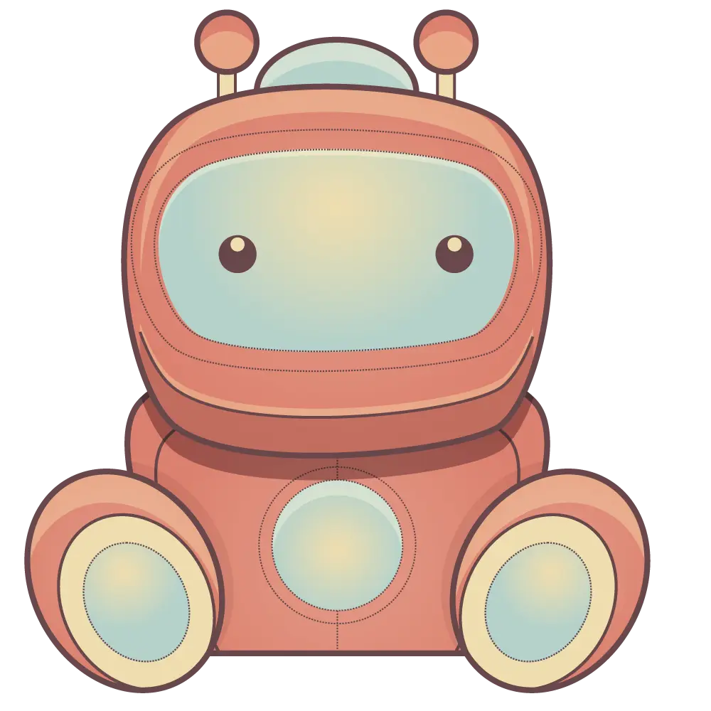 Cute Cartoon Robot