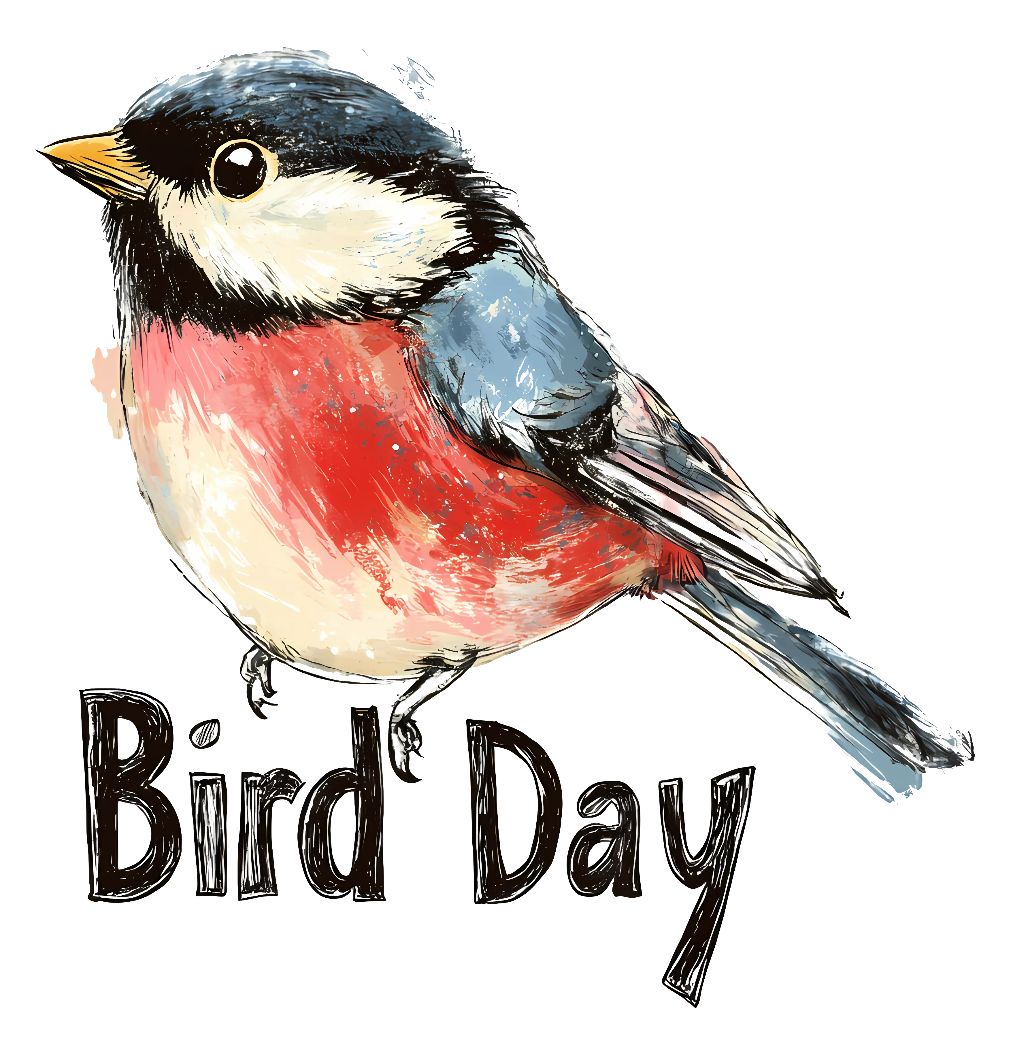 Bird Sketch for Bird Day