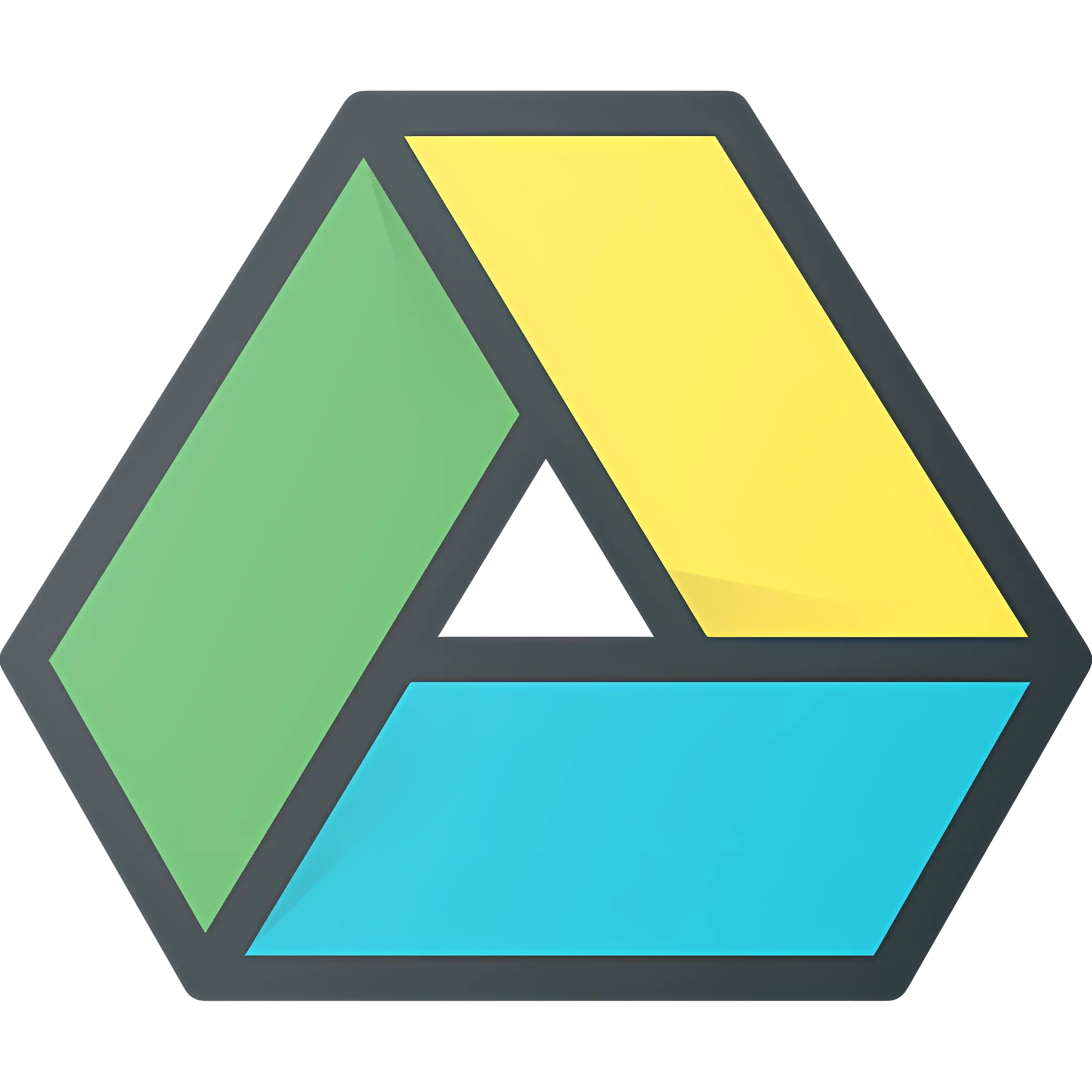 Colorful Triangular Logo Design
