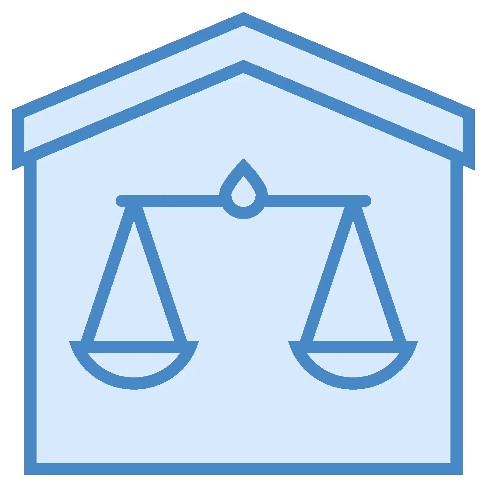 Icon of Justice Scale for Legal Concept