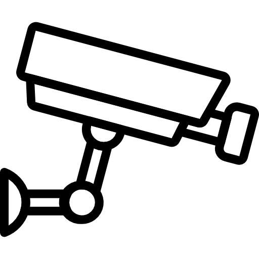 Surveillance Camera Line Icon