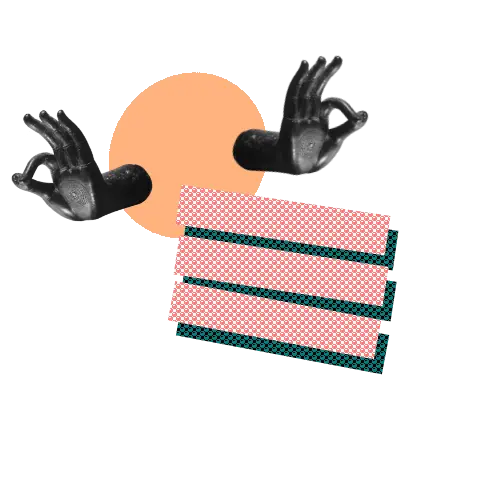 Abstract Hands Art