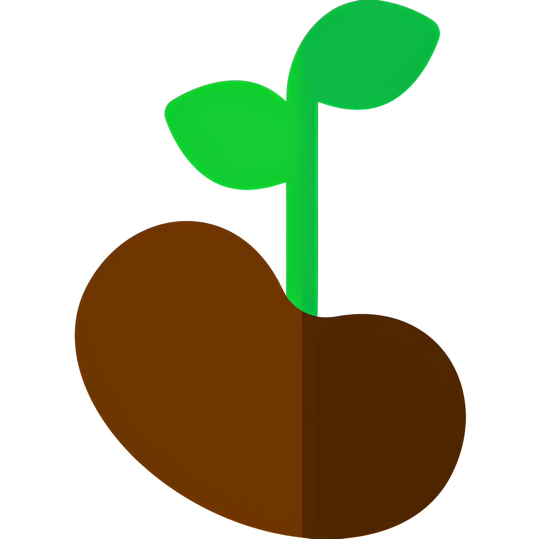 Green Sprout Growing from Seed