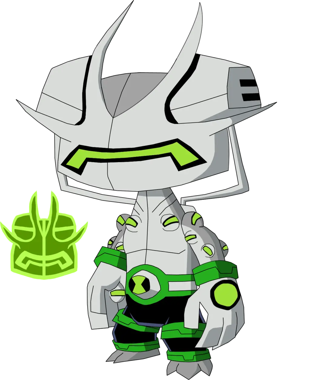 Alien Cartoon Character for Sci-Fi Concept
