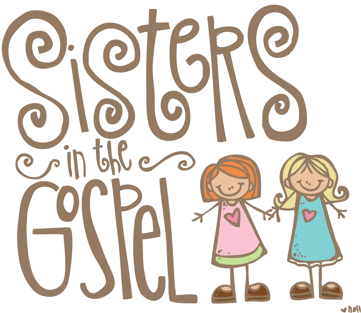 Sisters in the Gospel Illustration