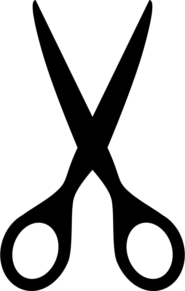 Black Scissors Icon Design