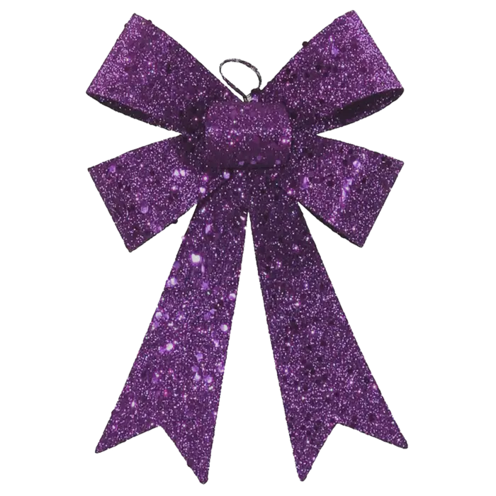 Purple Decorative Bow
