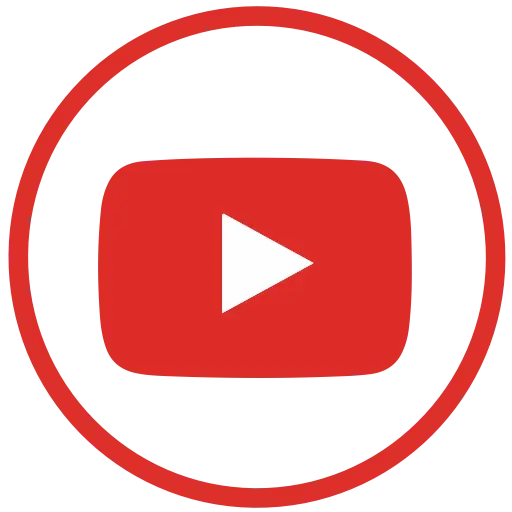YouTube Red Play Button Logo Icon