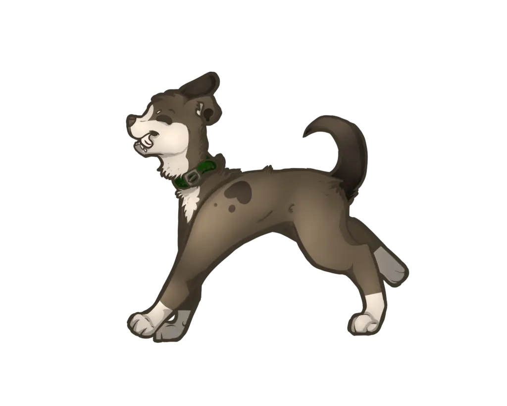 Happy Cartoon Dog