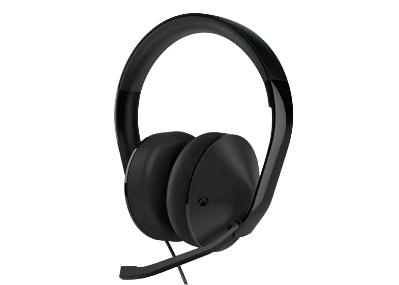 Black Gaming Headset with Integrated Microphone