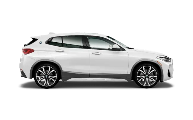 White Compact Crossover Car