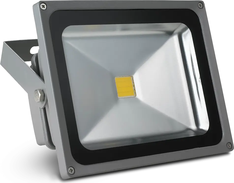 Silver LED Floodlight for Bright Illuminations