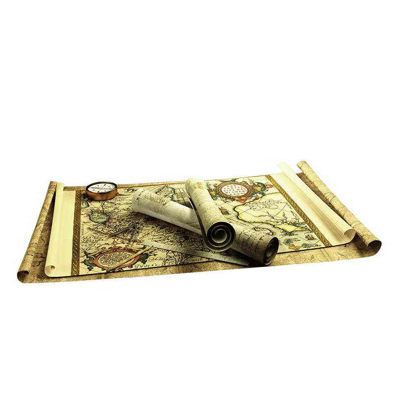 Ancient Maps and Scrolls