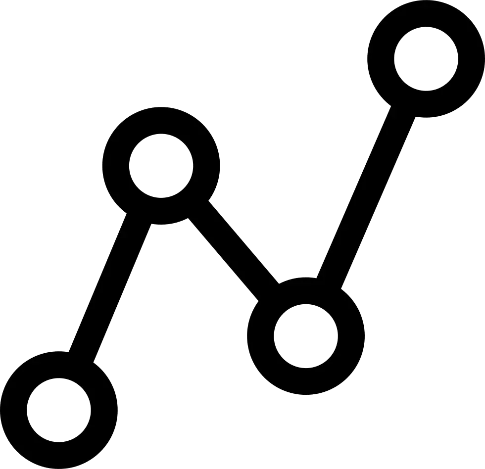 Minimalistic Line Graph for Data Representation
