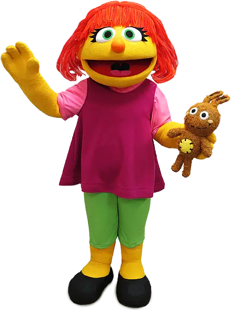 Colorful Muppet Character