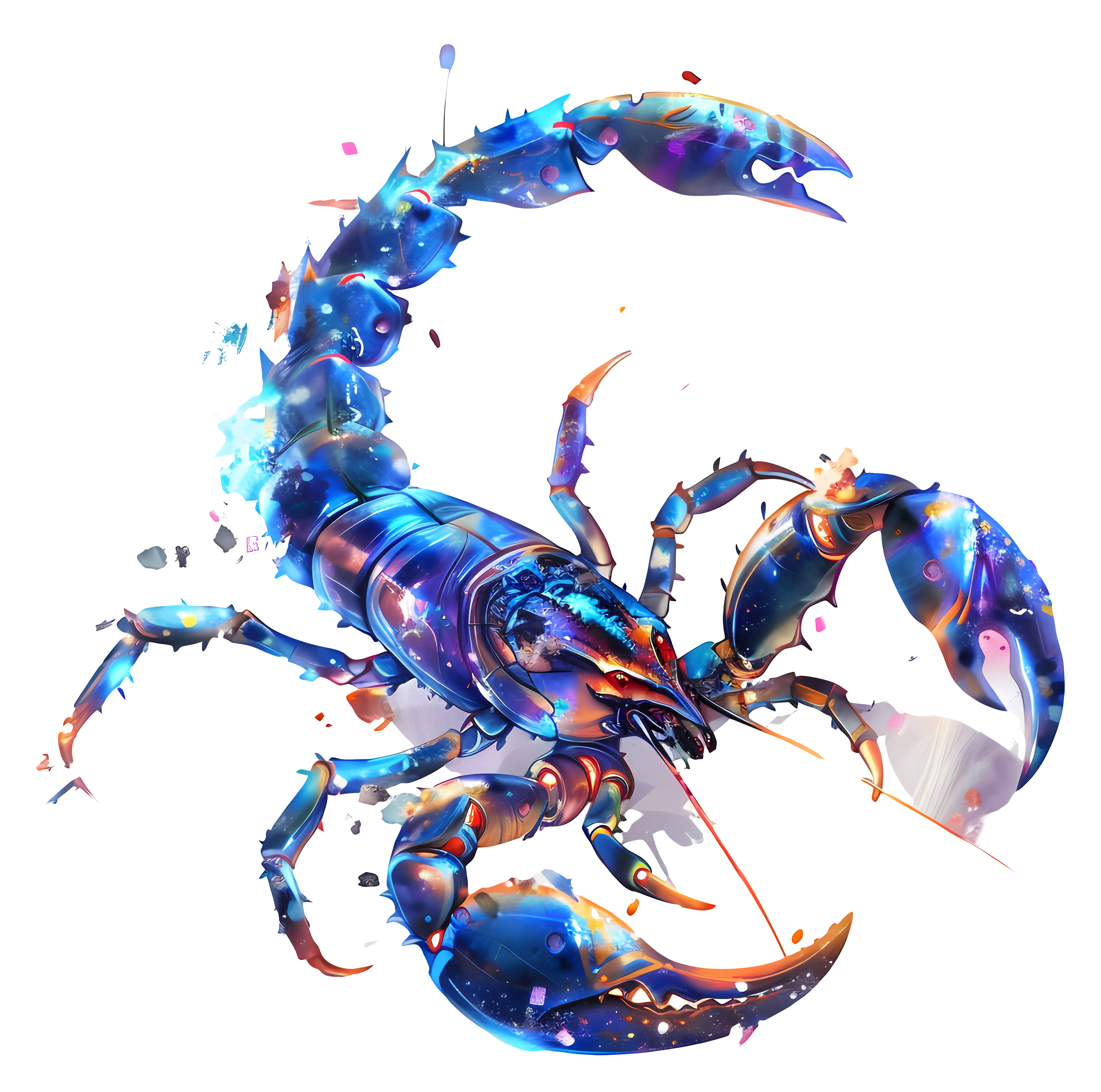 Scorpion with Stars