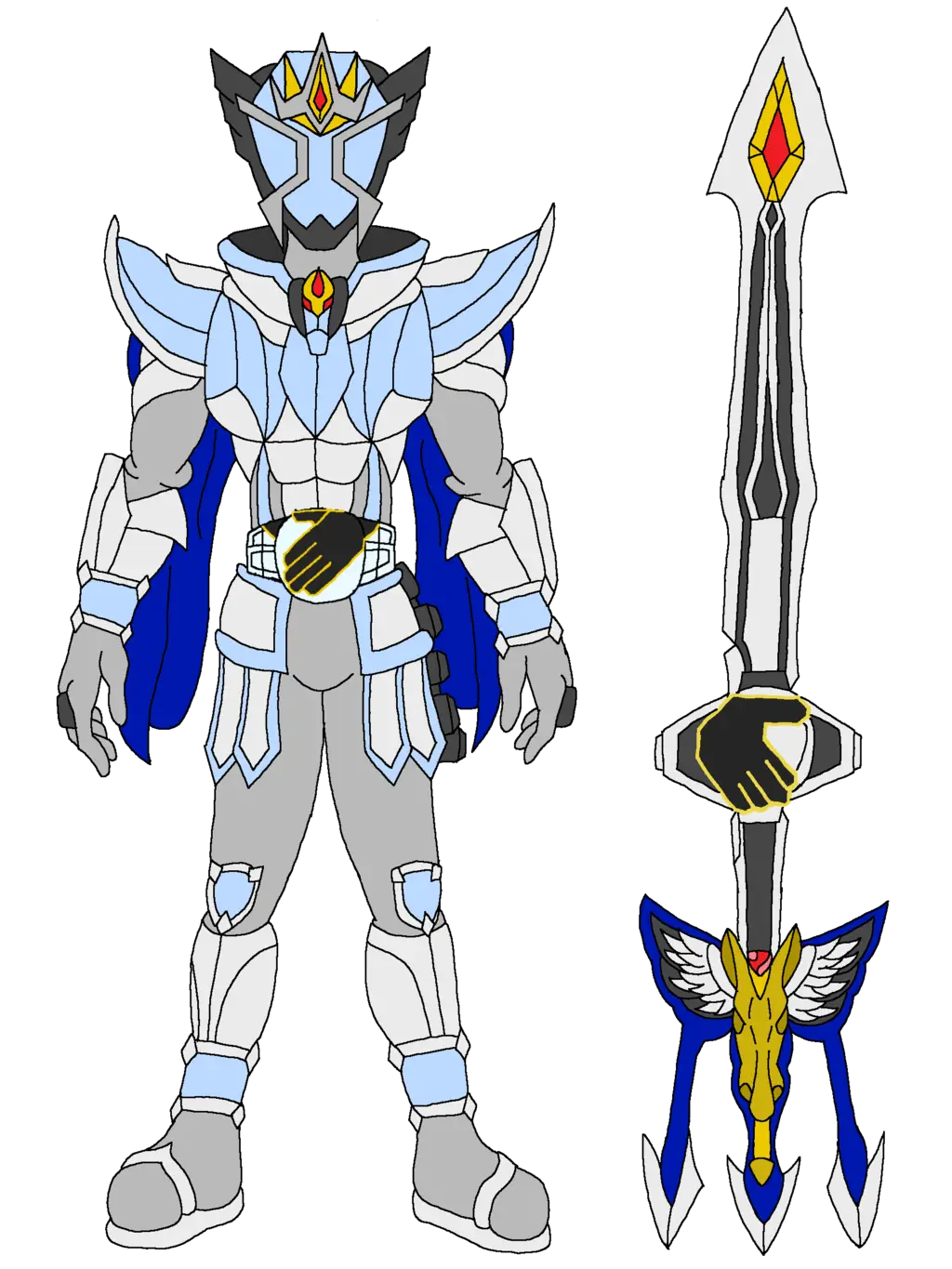 Fantasy Knight with Sword