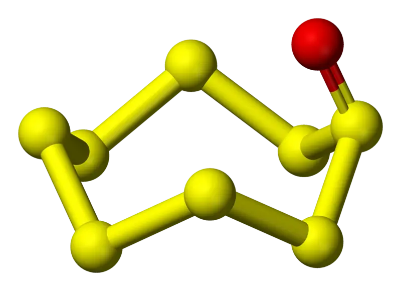 Yellow Molecular Structure Illustration